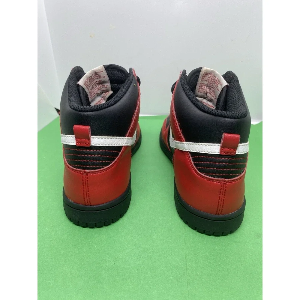 Nike Dunk High Top PS Black University Red Kids 2.5Y DD2314-003 Sneakers Shoes